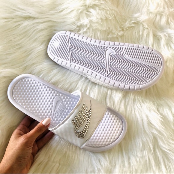 Swarovski® Nike Benassi Slide Sandal - Picture 7 of 10